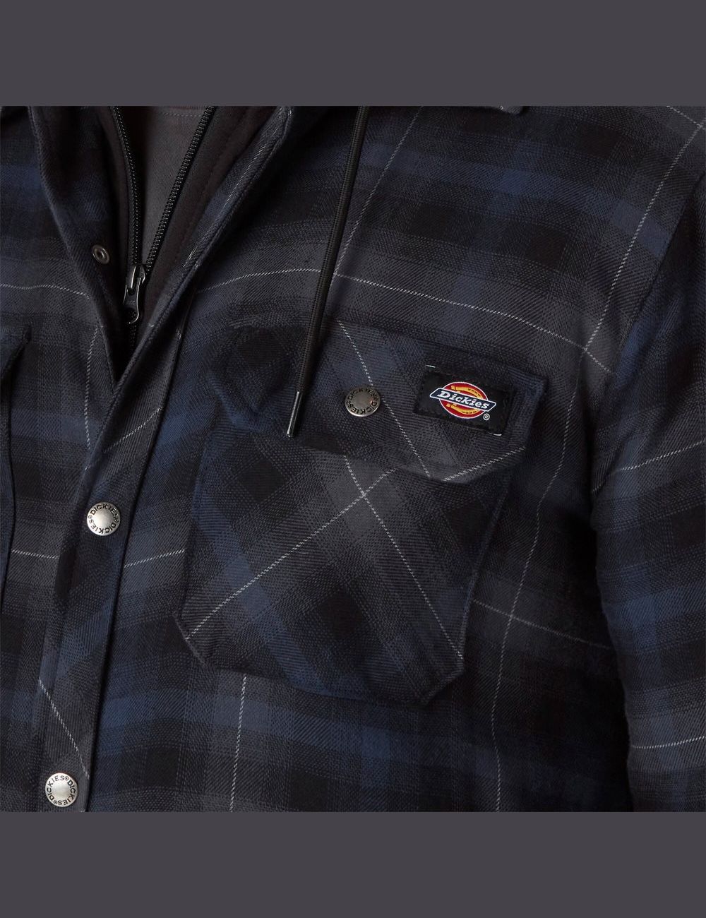 Vêtements D'extérieur Dickies Hydroshield Flannel Noir Bleu Marine | 290MUYVLP