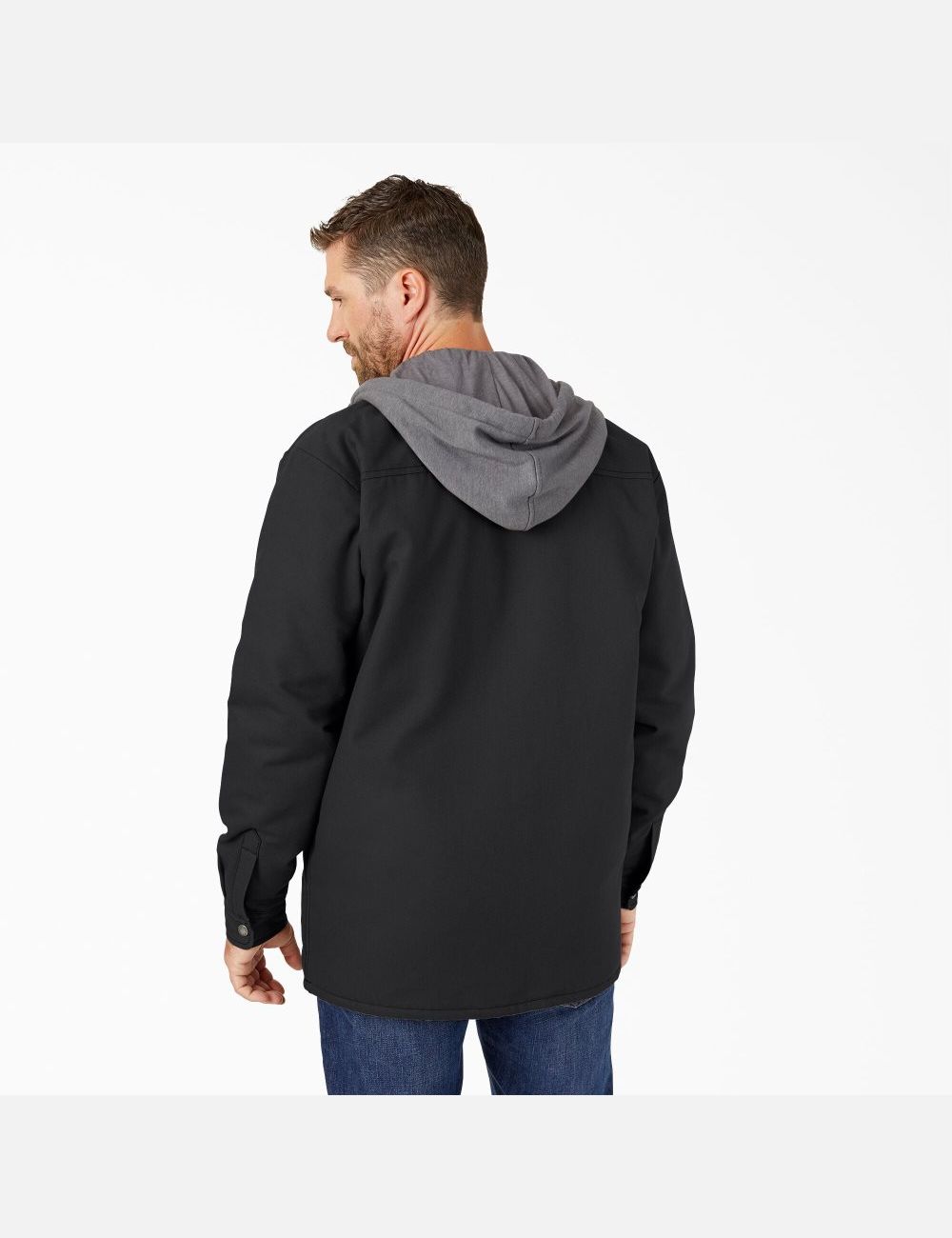 Vêtements D'extérieur Dickies Hydroshield Duck Encapuchonné Noir | 398PVZNAG