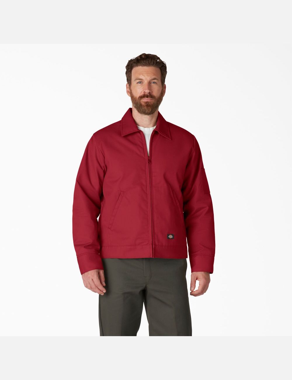 Vêtements D\'extérieur Dickies Insulated Eisenhower Rouge | 957EPQMUF