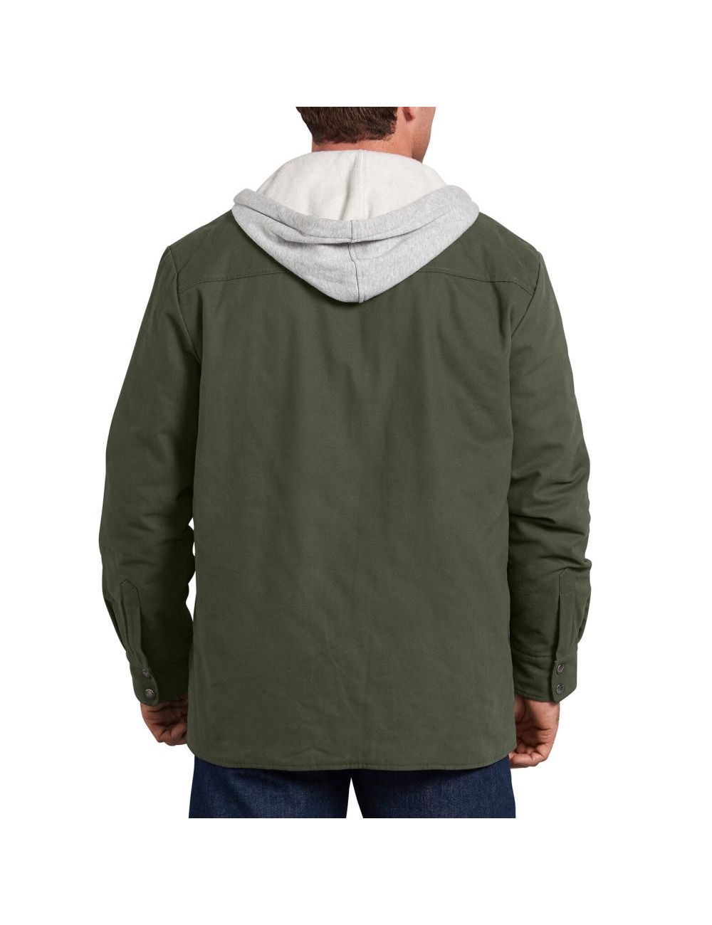 Vêtements D'extérieur Dickies Relaxed Fit Icon Encapuchonné Duck Matelassé Vert Olive Vert | 079ZUGWTC