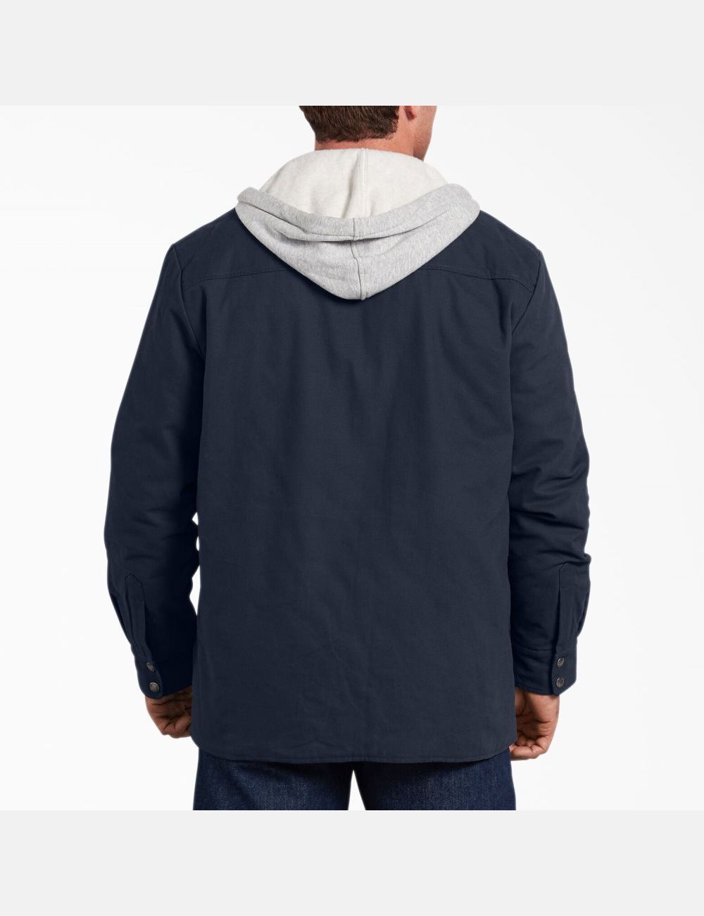 Vêtements D'extérieur Dickies Relaxed Fit Icon Encapuchonné Duck Matelassé Bleu Marine | 895ARBIUK